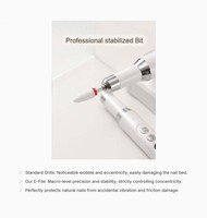 Machine à ongles portable silencieuse rechargeable sans fil, kit de lime à ongles électrique rechargeable, dissolvant de vernis à ongles en gel