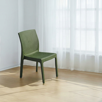 Assise de guérison perforée en cendres organiques |   Chaise de bureau moderne pivotante empilable avec accoudoirs fixes en polypropylène résistant aux intempéries, luxe