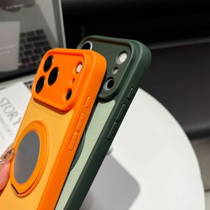 เคสโทรศัพท์แบบมีวงแหวนหมุนได้ 360 องศา พร้อมขาตั้งโลหะ ป้องกันการกระแทก สำหรับ iPhone 17 16 15 14 13 12 11 pro max xs xr mini plus - Product Image 3