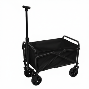 Chariot pliable 280l, capacité de 330lbs, chariot utilitaire pliable extra large pour le camping et le jardin - Product Image 1