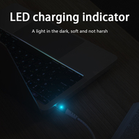 Câbles USB Type-C en nylon tressé avec logo ODM, LED transparente, 3m/2m/0.3m, charge rapide pour ordinateur et téléphone portable, métal, vente en gros à prix abordable