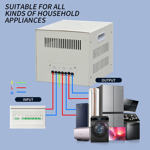 調整可能5KVA 10KVA 20KVA 160V-250V 10kvaソリッドステート<span class=keywords><strong>220v</strong></span> 110v単相ソリッドステートレギュレーション電圧スタビライザー - Product Image 6