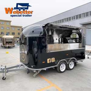 Webetter Carrello Ristorante Personalizzato, Food Truck, Bar Mobile per Succhi, Carretto per <span class=keywords><strong>Patatine</strong></span> Fritte e Dessert, Crepe Food Truck Trailer Completamente Attrezzato - Product Image 4