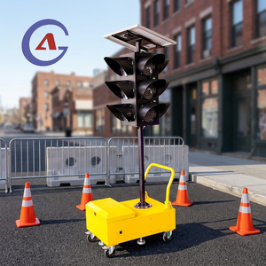 Feu de signalisation solaire portable à LED avec alimentation DC12/24V - Product Image 2