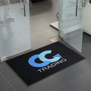 Wholesale Mats Customized Commercial Carpet Door Entrance Floormat with personalized Logo