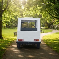 LEIBIN Mini Bus Électrique 4 Roues 8 Places pour Patrouille de Sécurité et Visites Touristiques, Moteur 5KW/8KW, 48V/72V, Autonomie 80-100km
