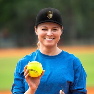 Cappellino da Baseball Regolabile a 6 Pannelli con Motivo a Fiocchi Sportivi in Poliestere 100% Edizione Oro - Per Tifosi di Calcio dell'Uruguay da Montevideo - Product Image 5