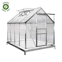 Serres de jardin Smartgarden 6x3m équipées d'un système hydroponique à la fraise pour la plantation