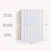 Carnet à spirale A5 personnalisé style INS, série Papillon de haute qualité, bloc-notes épaissi, cadeau pour étudiant, carnet portable
