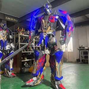 <span class=keywords><strong>Disfraz</strong></span> de Robot de Alta Calidad, <span class=keywords><strong>Realista</strong></span>, con Luces LED Azules y Moradas, para Cosplay, Eventos y Mascotas - Product Image 2