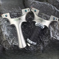 Cible de tir en acier inoxydable pour accessoires d'arc à poulies de tir à l'arc en plein air pour la chasse aux oiseaux avec fronde