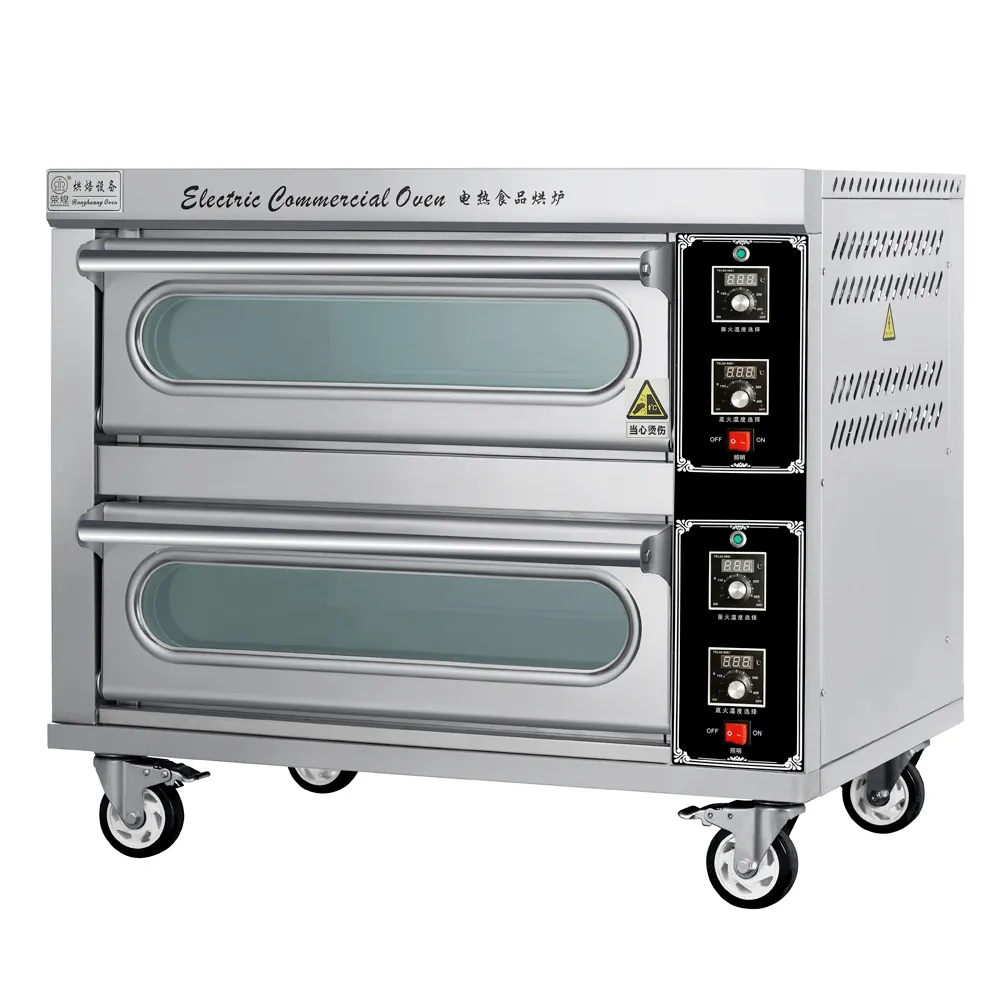 Commercial small baking equipment professional pizza oven deck industrial cake bread baking ovens