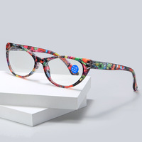 Lunettes de soleil vintage imprimées pour femmes élégantes avec montures florales et lunettes de lecture de style vintage
