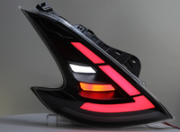 Feux arrière complets RGB pour voiture, ensemble de feux arrière à LED modifiés avec projecteur, accessoires pour Nissan 370z 2008-2019, pièces automobiles