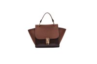 Tas Selempang Wanita Model Sayap Vintage, Elegan, dengan Pegangan, Cocok untuk Penggunaan Sehari-hari