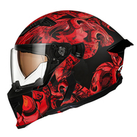 Casque modulaire pour moto BYB/RNG, graphisme personnalisé, visière jour et nuit, logo de la marque, certificat DOT, autocollants personnalisés