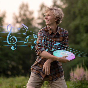 Led bay đĩa <span class=keywords><strong>Frisbee</strong></span> Loa ngoài trời IPX7 Loa Bluetooth chống thấm nước - Product Image 6