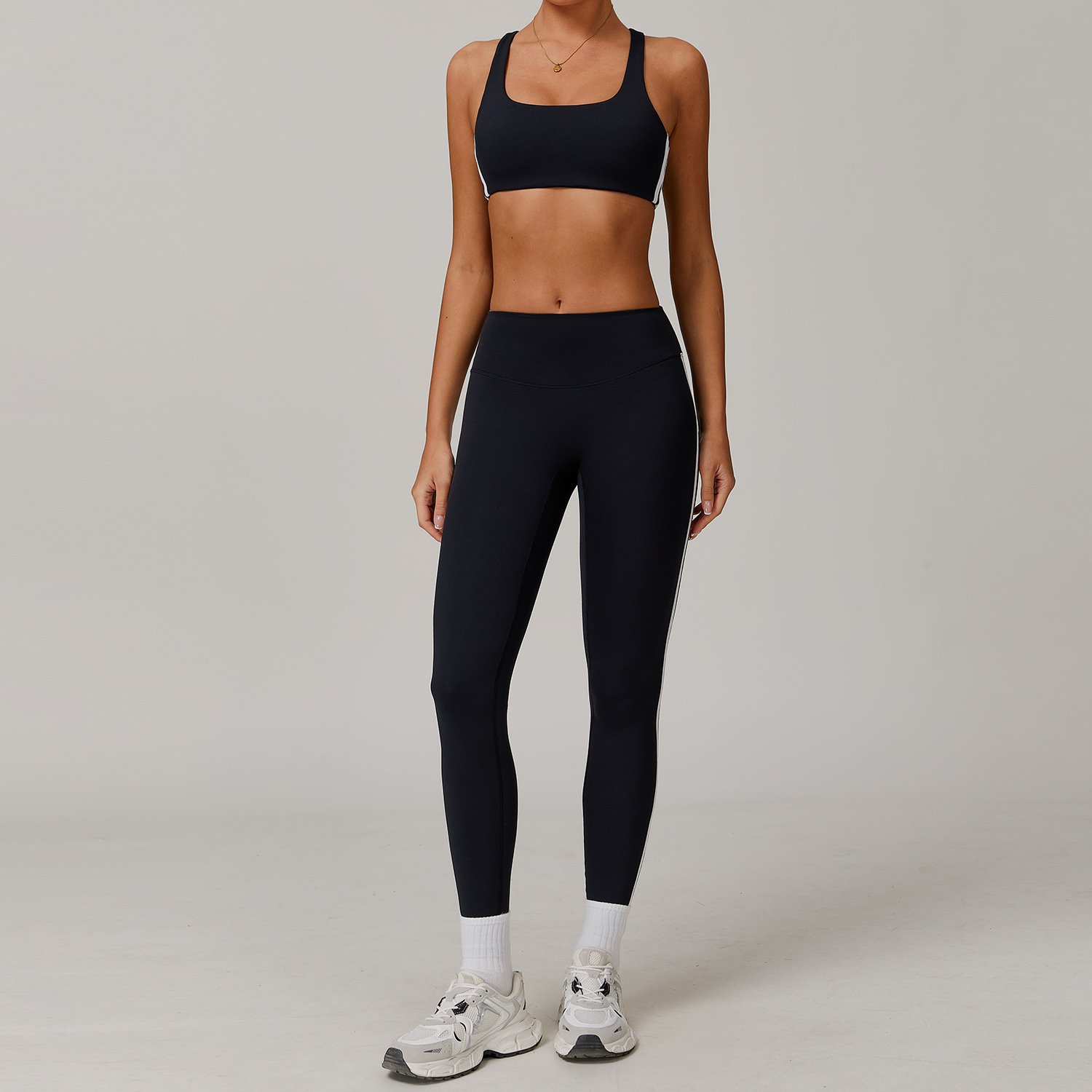 set di leggings neri