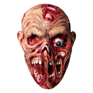 Máscara de Látex de Zombie de <span class=keywords><strong>Terror</strong></span> para Halloween, Máscara Facial Completa para Cosplay, Máscara de <span class=keywords><strong>Terror</strong></span> Sangrienta y Repugnante para Adultos, para Fiestas de Navidad - Product Image 1