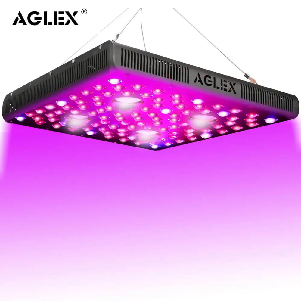 AGLEX Lampu Pertumbuhan Medis, LED Tanaman Dalam Ruangan Spektrum Penuh Cob 2000W Komersial Vege Bloom
