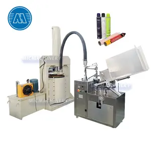 Fully automatic vertical toothpaste hand cream plastic silicone hose filling machine