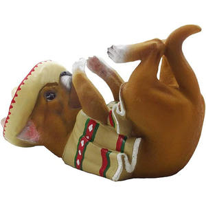 Escultura de soporte para botella de vino de <span class=keywords><strong>Chihuahua</strong></span>, estatua decorativa de Bar mexicana y del sur del borde, Decoración de cocina - Product Image 2