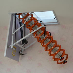 Échelle en aluminium pliante télescopique électrique avec un design moderne Capacité de charge de 300kg pour une utilisation en appartement - Product Image 1