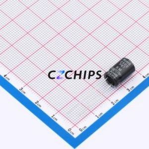 Condensateur électrolytique en aluminium à montage traversant 2.2uF 400V 120KM, D8xL12mm, 2.2uF 20% 400V 40mA-120Hz - Product Image 2