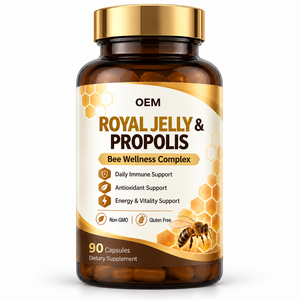Jalea Real en Polvo Profesional, Extracto de Propóleo en Cápsulas, Nutrición Derivada de Abejas para Marcas de Bienestar, Suministro de Marca Privada OEM - Product Image 1