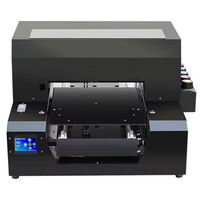 A3 Impresora UV de cama plana automática de inyección de tinta personalizada para tabletas pequeñas Cajas de regalo Estuches para teléfonos Dispositivos personalizados Grado automático