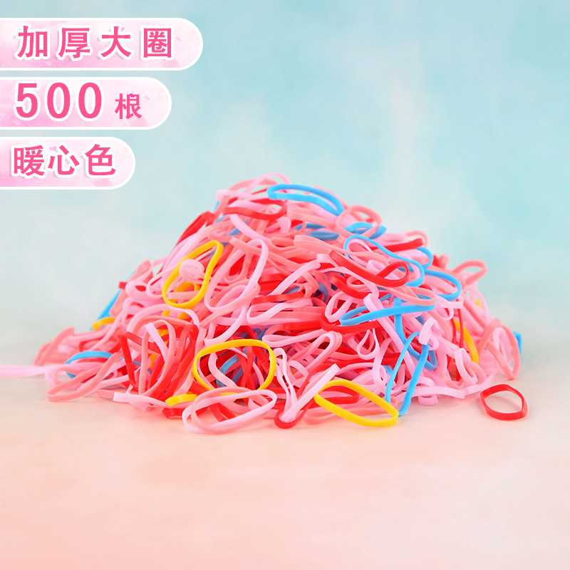 6-500 hair ties per bag