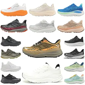 Nouvelles Chaussures de Sport Clifton 10 et <span class=keywords><strong>Bondi</strong></span> <span class=keywords><strong>7</strong></span> 2026 – Modèles Décontractés Harbor Mist Noir Blanc – Chaussures de Marche Athlétiques de Créateur Offertes - Product Image 1