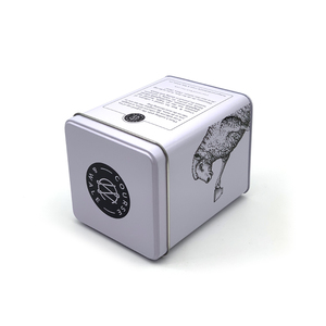 Wholesale <strong>Tea</strong> <strong>Tins</strong> for Loose <strong>Tea</strong> Custom Logo Square Coffee Matcha <strong>Tin</strong> Canister <strong>Tea</strong> <strong>Caddy</strong> <strong>Tin</strong> Can Packaging - Product Image 4