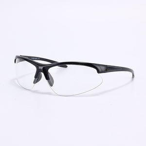 Lunettes de sécurité transparentes avec verres PC foncés anti-rayures, lunettes de sécurité à nez souple, protection des yeux pour le travail - Product Image 4