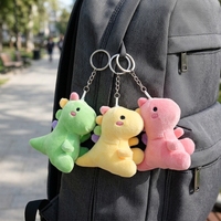 Jouets en peluche dinosaures mignons, pendentifs pour sacs, porte-clés, accessoires de sac, pendentifs de voiture, cadeaux pour enfants