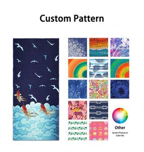 Customized Full <b>Printed</b> Oversized Quick Dry Microfiber Sand Free Towel <b>Extra</b> <b>Large</b> Beach Blanket - Product Image 2