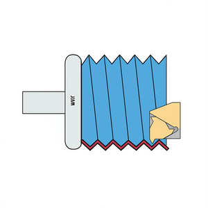 Fervi Internal <b>Threading</b> <b>Tool</b> For Screw Fixing Thread Rolling Die - Product Image 2