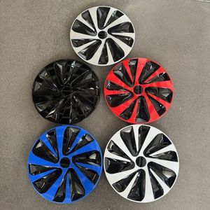 Fabricant en gros de capuchons de roue universels pour voitures de <span class=keywords><strong>14</strong></span>, 15 et 16 <span class=keywords><strong>pouces</strong></span>, remplacement des capuchons de roue R15, lot de 4, rouge, noir, argent - Product Image 3