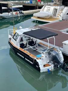 Bateau de pêche en aluminium soudé Gosper Easy Craft 6,5 m (<span class=keywords><strong>20</strong></span> pieds) à fond en V profond, avec flotteurs, coque, bateaux à rames - Product Image 1