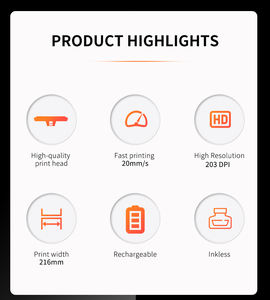 Mini copiadora térmica portátil A4 de 8 pulgadas, máquina de tatuaje inalámbrica Bluetooth, precio de fábrica, impresora de plantilla para foto y tatuaje de piel - Product Image 4