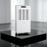 Déshumidificateur intelligent de type armoire 60L/J, sécheur d'air industriel et commercial sur pied, système de contrôle d'humidité de pointe