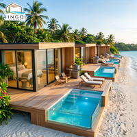 Chic Escape Mini-piscine rectangulaire hors-sol en fibre de verre, jacuzzi de trempage et spa pour couples à domicile