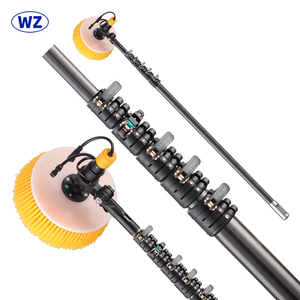 Tige télescopique extensible en fibre de <span class=keywords><strong>carbone</strong></span> de 12m, outil de nettoyage de poteau de lavage de fenêtre alimenté en eau - Product Image 1