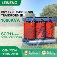 LEINENG 200kva 500kva Üç Fazlı Dökme Reçineli Kuru Tip Dağıtım Trafosu Orta ve Yüksek Gerilim Güç Transformatörleri