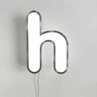 Lettres en acier inoxydable personnalisées avec éclairage frontal LED, enseigne publicitaire murale pour entreprise, logo, étanche IP65, garantie 1 an