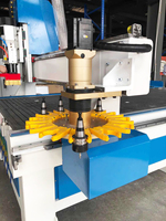 Routeur CNC ATC 1325 avec contrôle DSP, machine de façonnage de planches de surf, dotée de composants essentiels : moteur, pompe à engrenages, roulement, noyau de moteur