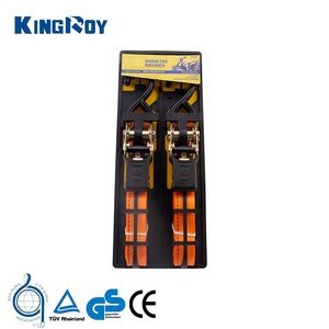 KingRoy USA 2Pk 15Ft 1500ปอนด์ Break Strength Cargo สายรัด Ratchet Tie Down - Product Image 6