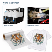 Printer DTF Tinta Putih 60cm dengan Sirkulasi Tinta Putih Otomatis untuk Transfer Garmen