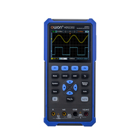 Oscilloscope numérique OWON à deux canaux, bande passante de 200 MHz, fréquence d'échantillonnage de 1 GSa/s, oscilloscope analogique multimètre 2 en 1 HDS2202