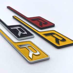 Pegatina 3DABS al por mayor, insignia R, pegatina personalizada única para coche, pegatina para maletero con logo R para Mercedes-Benz AMG Clase C Clase E - Product Image 3